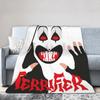 Terrifier Horror Film Blanket Quality Soft Warm Throw Blanket Winter Child Couch Chair Sofa Bed Novelty Bedspread