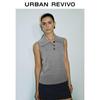 UR 2025 Women's Sleeveless Lapel Knit Top