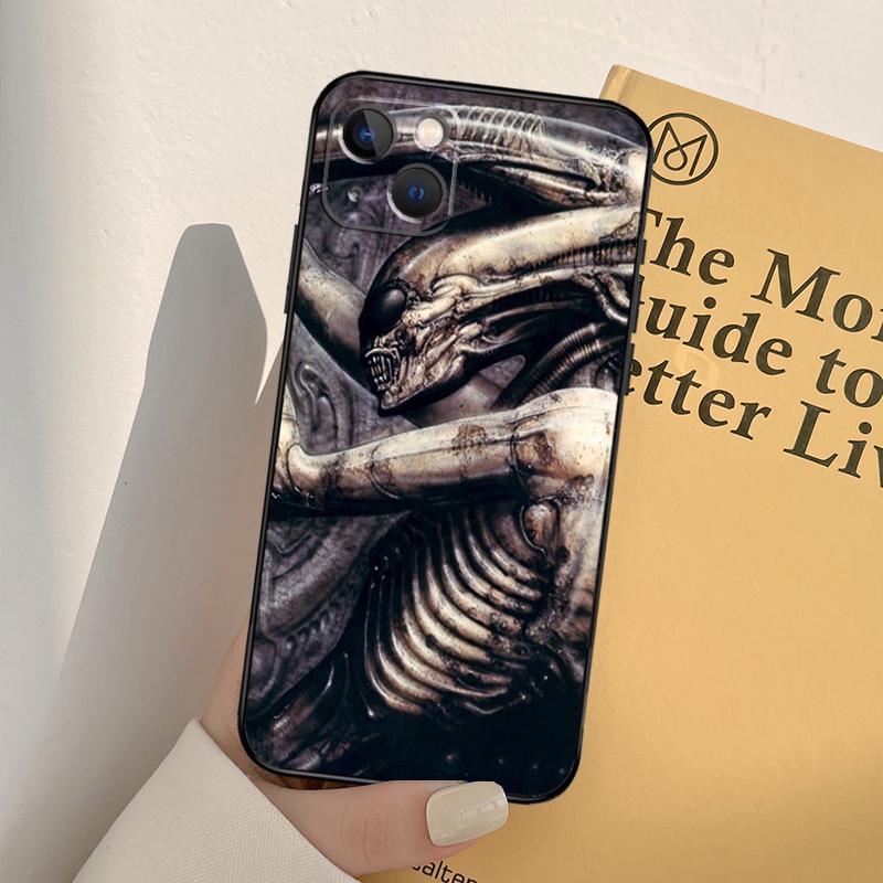 Custodia Hr Giger Li II Per iPhone 13 14 Pro Max 11 12 Mini 6S 7 8 Plus SE 2020 2022 X XR XS MAX Cover Coque