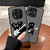 Music Cat Case for Xiaomi Redmi Note 14 11 12 A4 10 13 Pro Plus 13C 9S 14C Funda Back Phone Cover