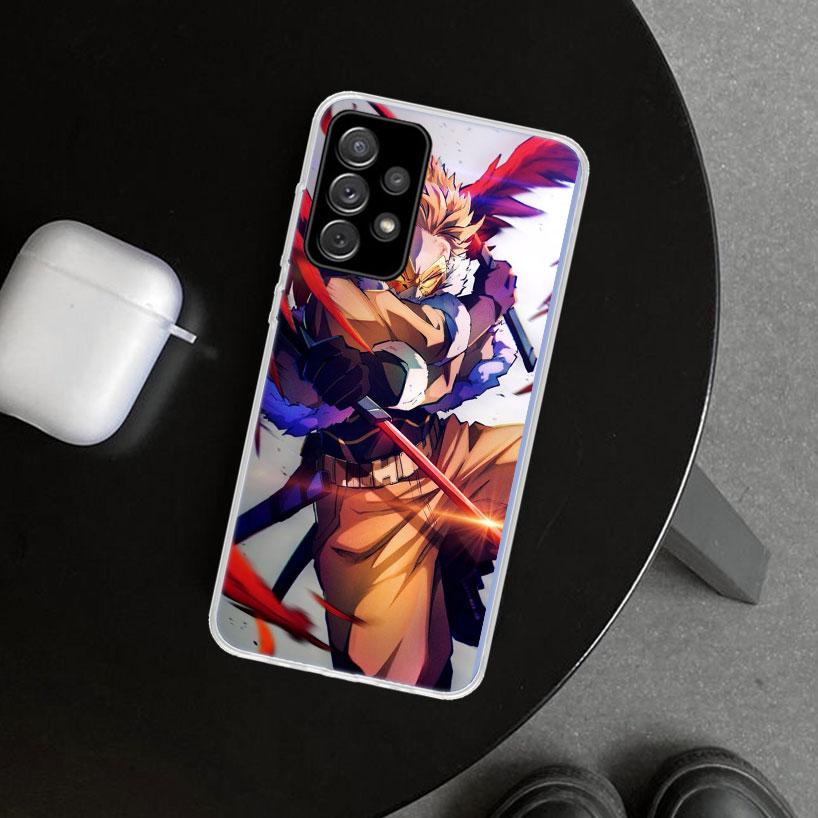 Hawks MHA My Hero A-Academy Phone Case Cover for Samsung Galaxy A12 A22 A32 A52 A72 A02S A51 A50S A31 A20S A10S Note 20 Ultra 10