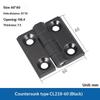 2Pcs Zinc Alloy Hinge Apply To Switch Cabinet Electric Cl218 Hl040 40*40Mm 50*50Mm 60*60Mm Cabinet Door Hinges