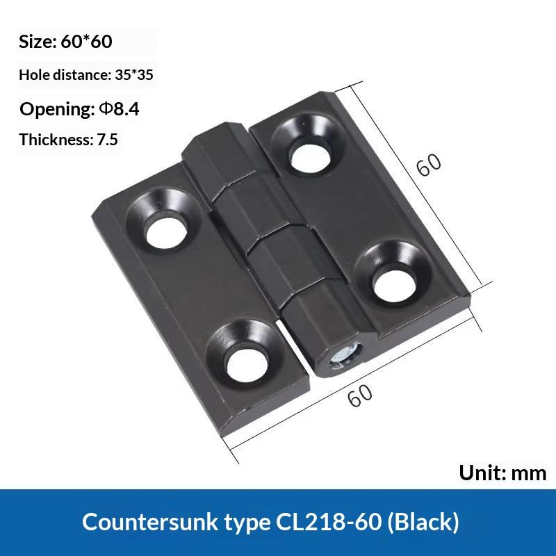 2Pcs Zinc Alloy Hinge Apply To Switch Cabinet Electric Cl218 Hl040 40*40Mm 50*50Mm 60*60Mm Cabinet Door Hinges