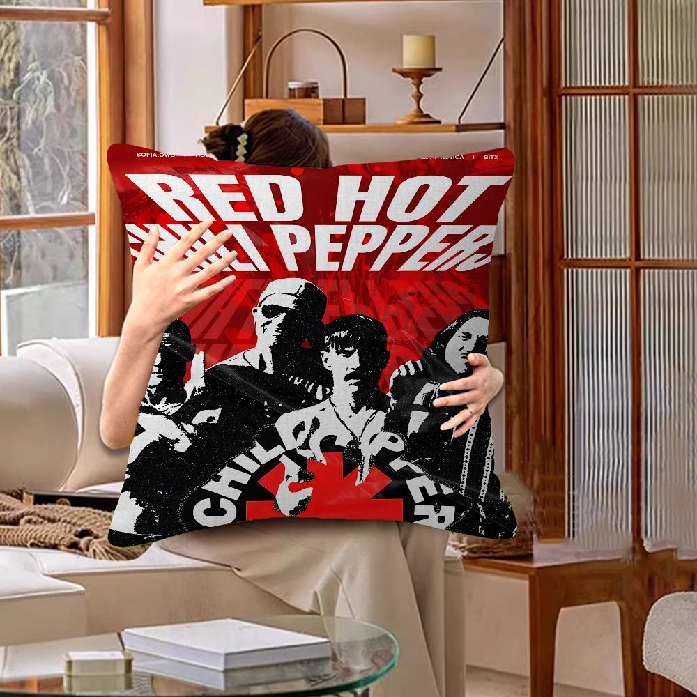 RRed Hot CChili Peppers Pillow Gift Home Office Decoration Pillow Bedroom Sofa Car Cushion CoverPillow Case