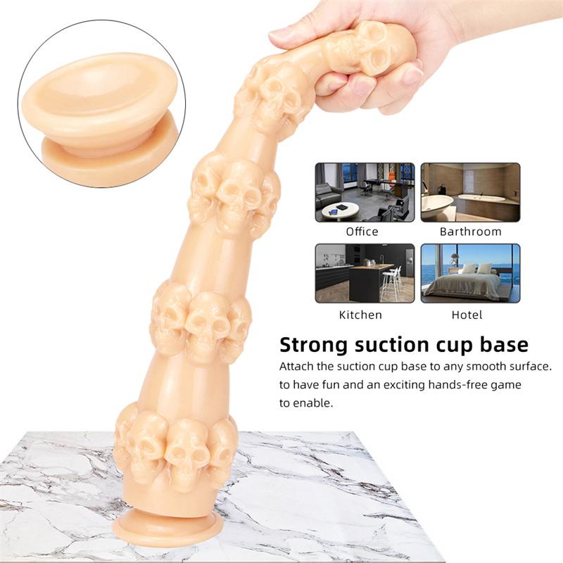 Skull and Crossbones Anal Plug Female Anal Asshole Sex Products Expansion Equipment Hardcore Masturbation Chrysanthemum Anus