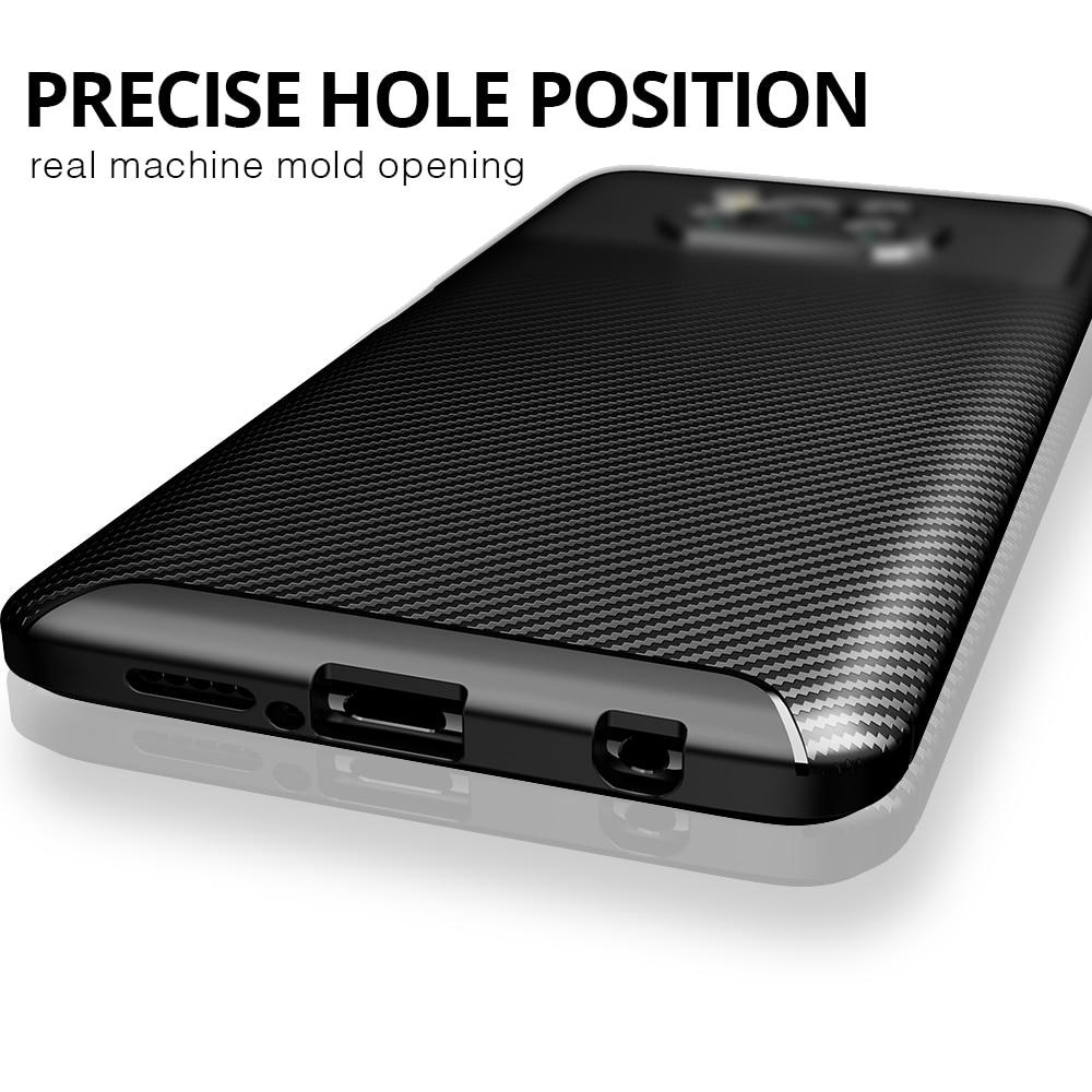 Pocophone Case For Matte X3pro Carbon Fiber Soft Case Suitable For Xiaomi Poco X 3 X3 Pro Nfc Pocox3pro Silicone Shockproof Phone Case