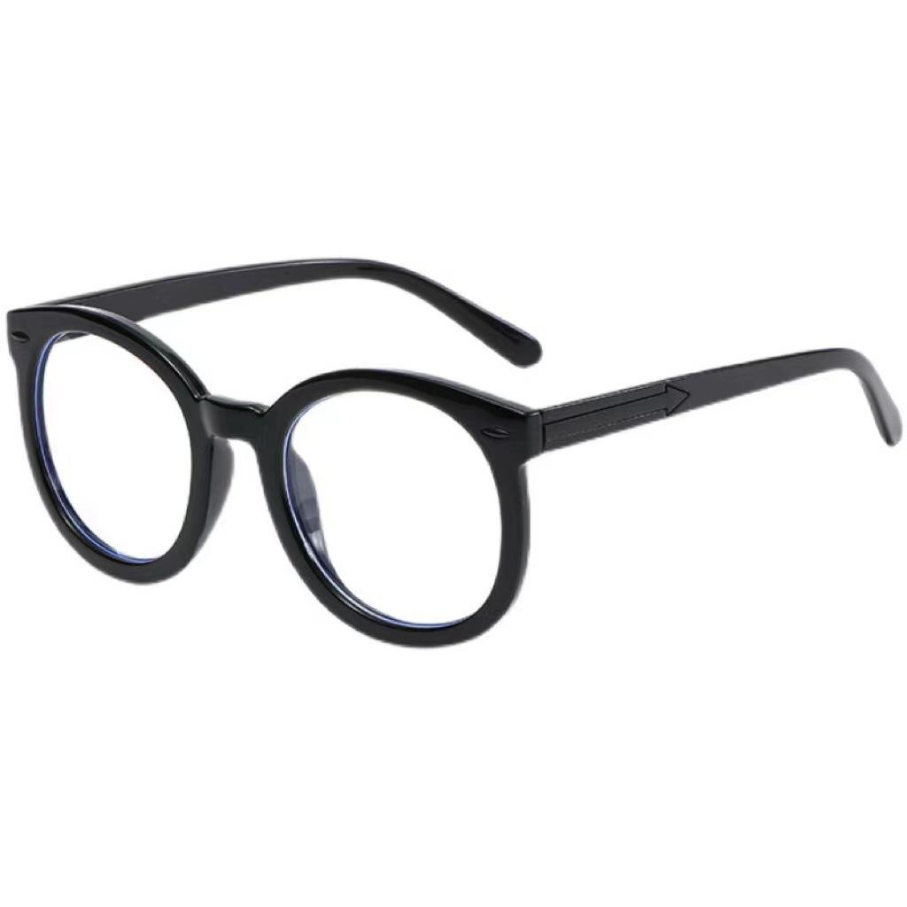 

Очки в черной оправе, круглая стрелка, сетка, красные глаза, антисиние очки, оправа, мужская корейская версия оконных очков для близорукости со степенями. -600