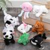 White Cute Whale Polar Bear Tiger Jellyfish Panda Plush Doll Magnetic With