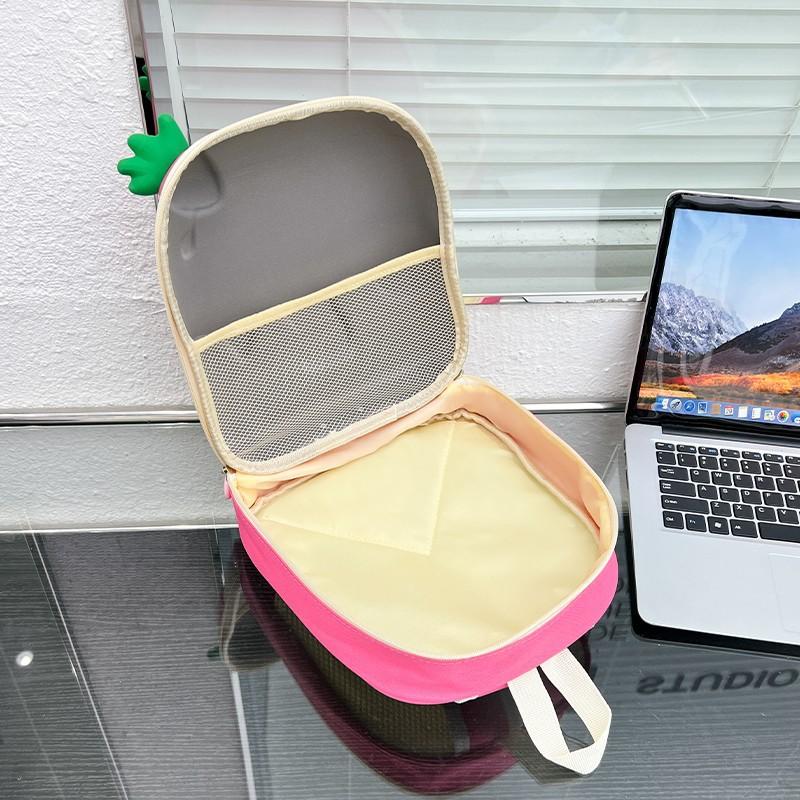Schoolbag Korean version cute children's schoolbag kindergarten boys and girls cartoon ice cream eggshell backpack children go out light bag