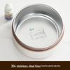 Ru Han Compartmented Bento Box Set with 304 SS Cutlery