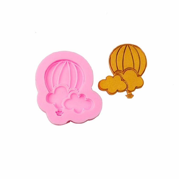 4pcs Cloud Balloon Resin Mold Fondant Silicone Mold DIY Cake Pastry Baking Mold