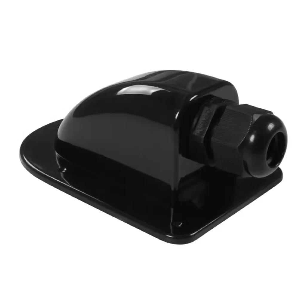 Waterproof ABS Solar Panel Double/Single Hole Wire Cable Entry Gland Sealing Junction Box Curved Connector For RV Caravan