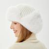 Lei Feng Hat Winter Women's Outdoor Riding Warm Hat Windproof and Cold Rabbit Fur Ear Hat