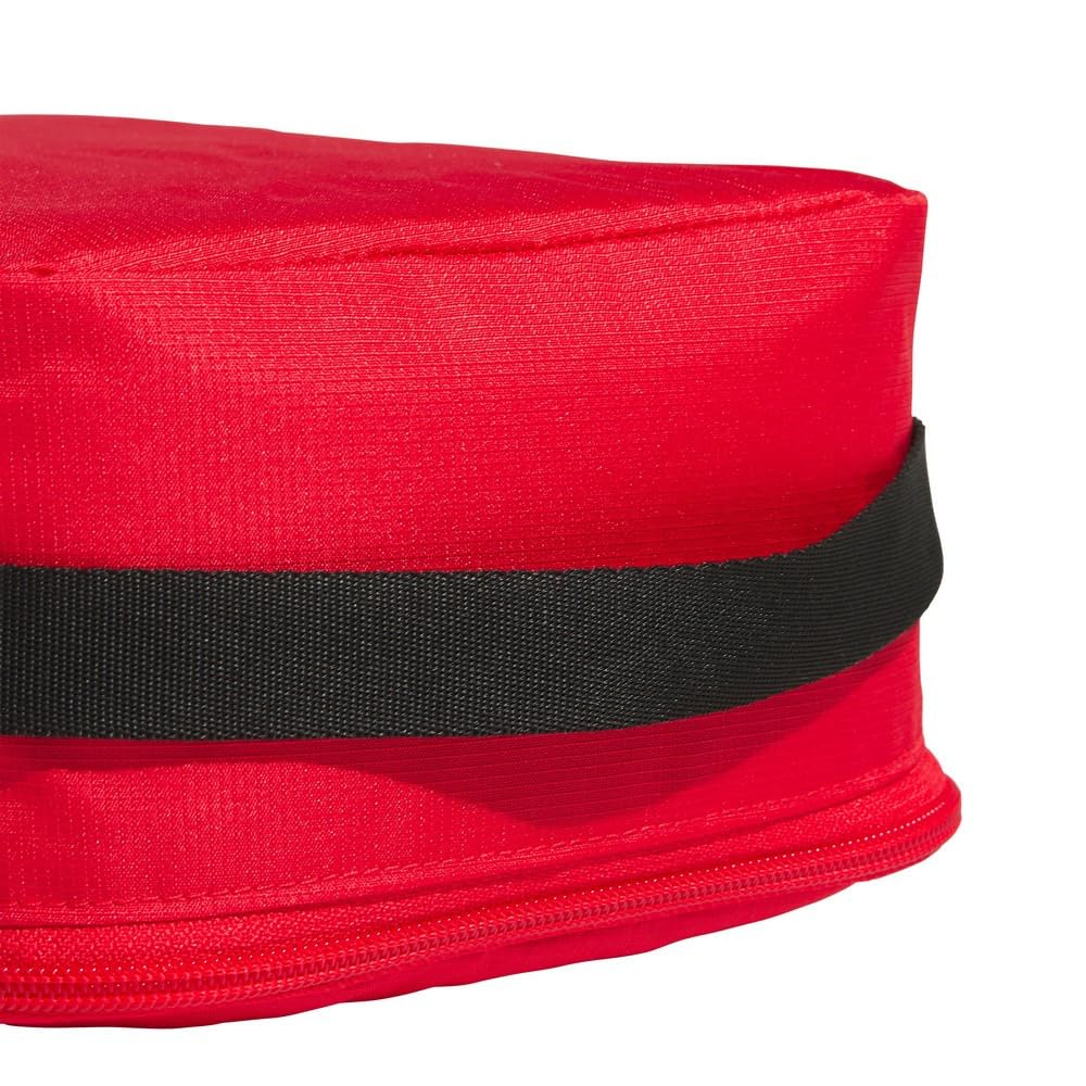 Bolsa para zapatos de golf Adidas Golf con logotipo llamativo, color rubí puro