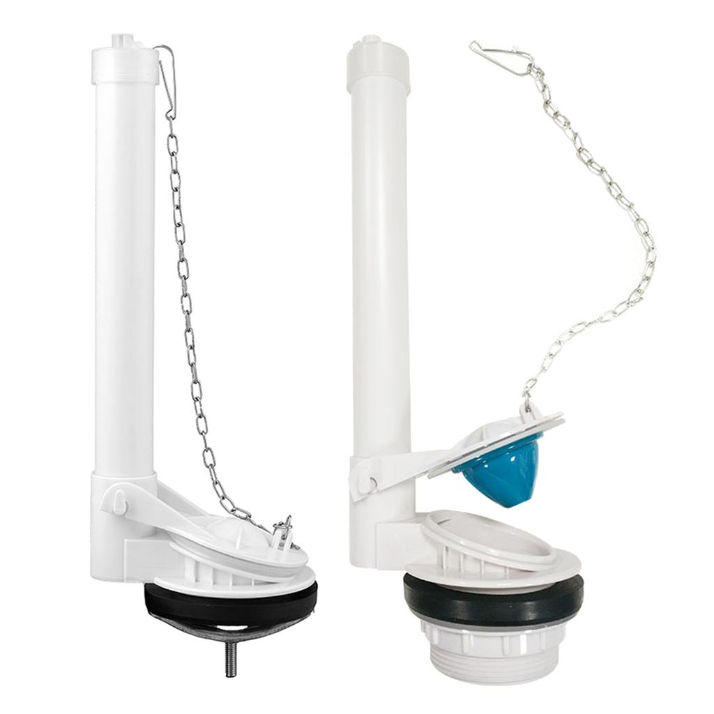 Simple & Quick Install Flush Valves Space Saving Plastic Flush Valves Toilet Tank Accessories for Household Office