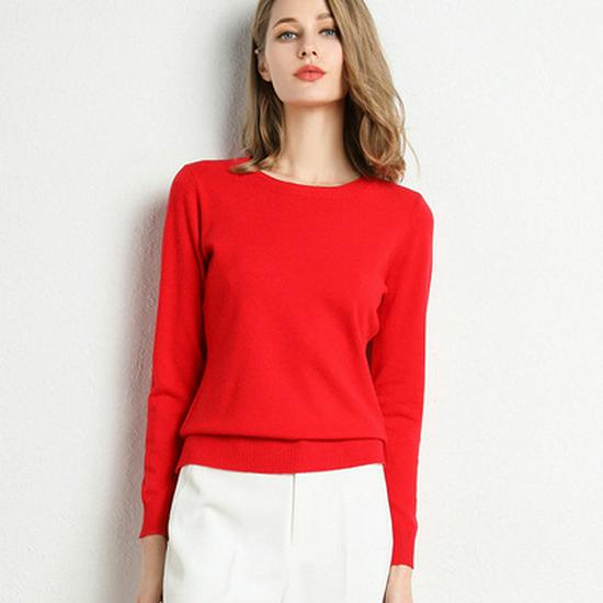 Autumn/Winter Women's Slim Fit High Neck Turtleneck Sweater Knitwear