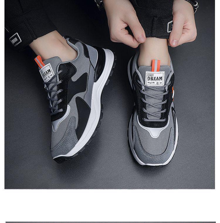 Atmungsaktive Mesh-Laufschuhe für Herren - Trendig, Weiche Sohle für Frühling & Herbst
