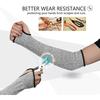 Cut Resistant Arm Sleeves HPPE ANSI/EN388 Certified Anti-Puncture Bracers Breathable Forearm Guard Designed for Glass Factory Carpentry