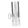 Stove Pipe with Damper 304 Stainless Steel Thickened Chimney Pipe for Vent Exhaust Fume Extraction