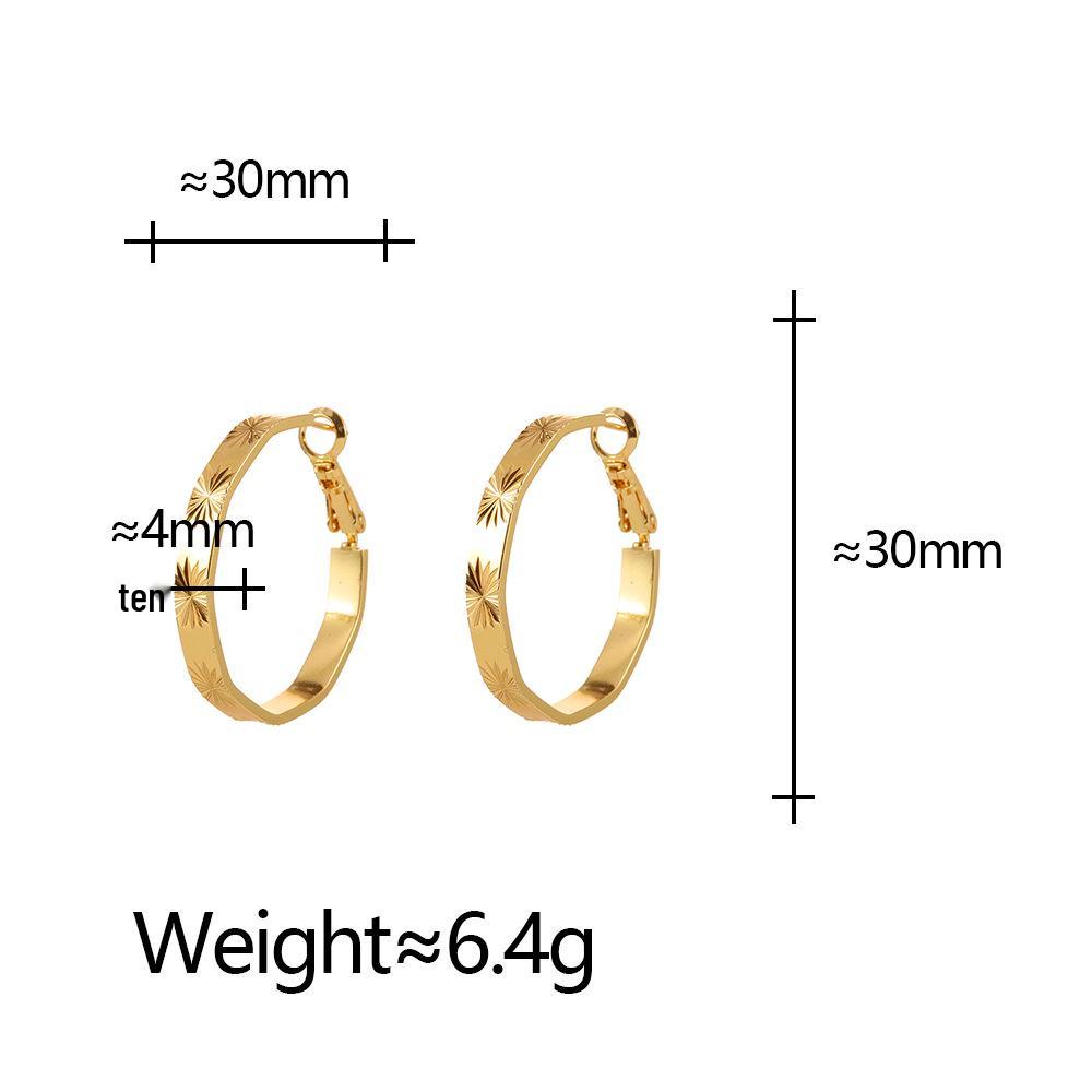 Exquisite Geometric Pattern Earrings: European-American High-End Fashion for Women