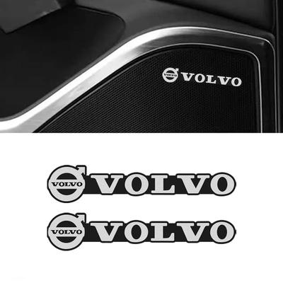 5/10 Peças Adesivo Decorativo para Áudio do Carro Emblema de Alumínio 3D Decalque Para XC60 V50 V70 S90 Olestar XC40 S80 EX90 XC70 EX30 V90