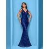 Cross-Border European and American Plus Size Women's Clothing New High-End Evening Dresses Plus Size Party Dresses