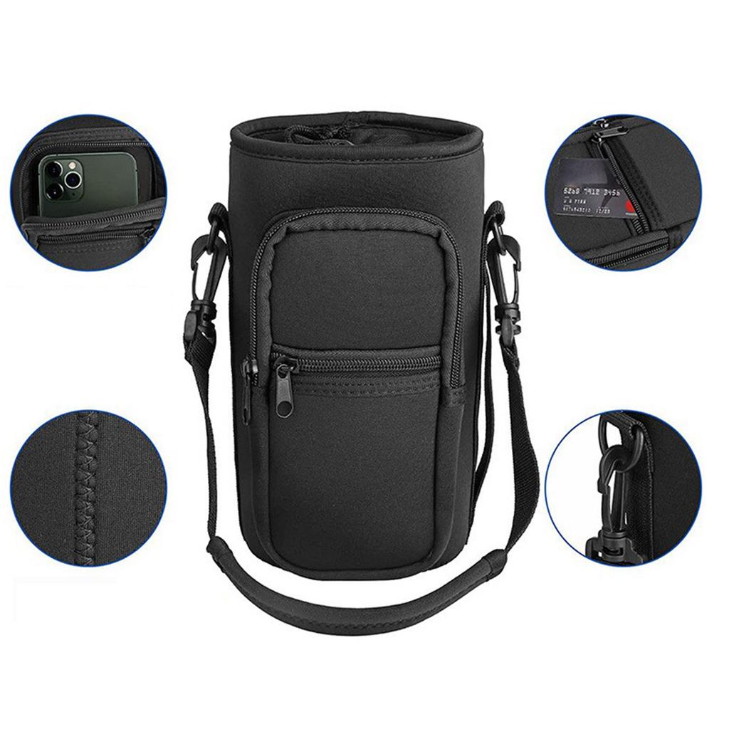 Insulated Drink Holder Thermal Holder Bag Ridings Water Bottle Carrying Pouches Running Water Bottle Carriers Sleeve