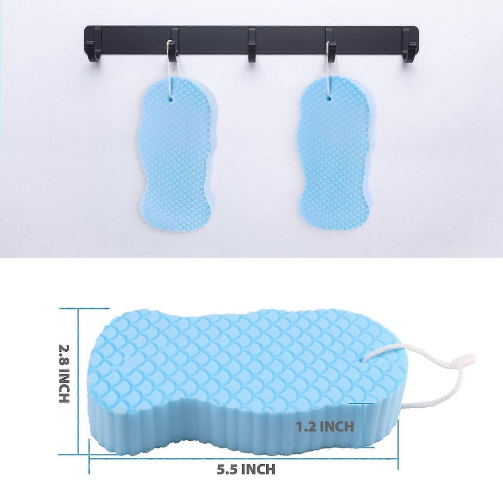 Bath Sponge, Super Soft Exfoliating Sponges for Adults & Baby Body Shower Sponge Brush Dead Skin Remover