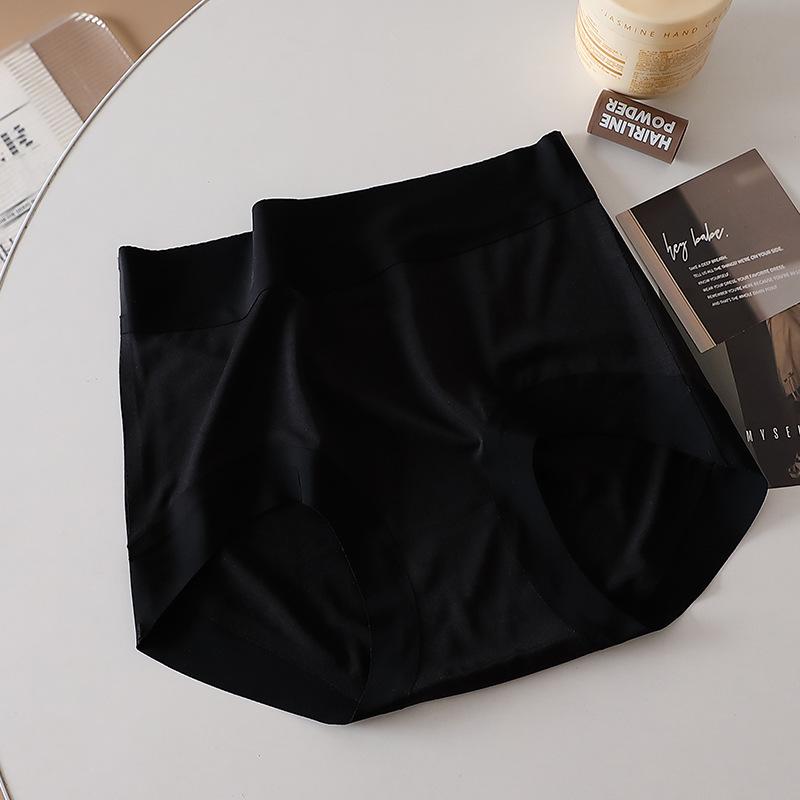 

Трусики Modal Fresh Color Matching Однотонные С высокой посадкой Один размер Приятные к коже Удобные Треугольные Женские трусики One size чёрный