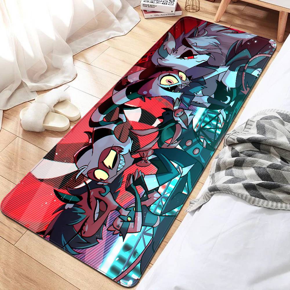 H-Helluva Boss Blitzo Cartoon Floor Carpet Nordic Style Home Doormat Bathroom-Toilet Mats Bedroom Hotel Decor Mat