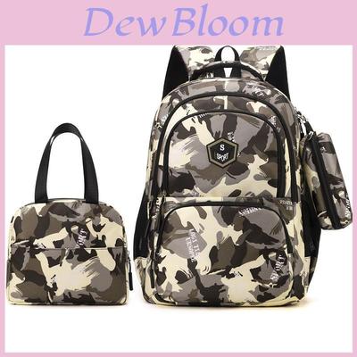 Oxford Fabric Student Backpack With Breathable Straps For High School And College Use