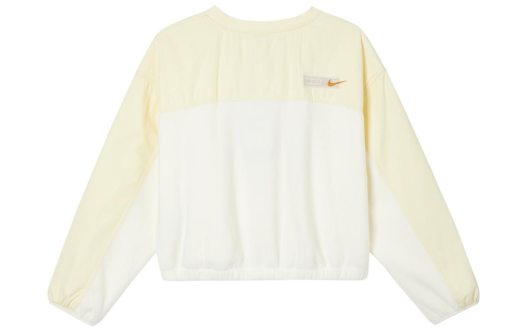 Nike Sweatshirts Women's White Crew Neck Moderate Regular FB8685-133
