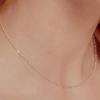 (Silber 925) Chic Kugelkette Halskette NZ2008