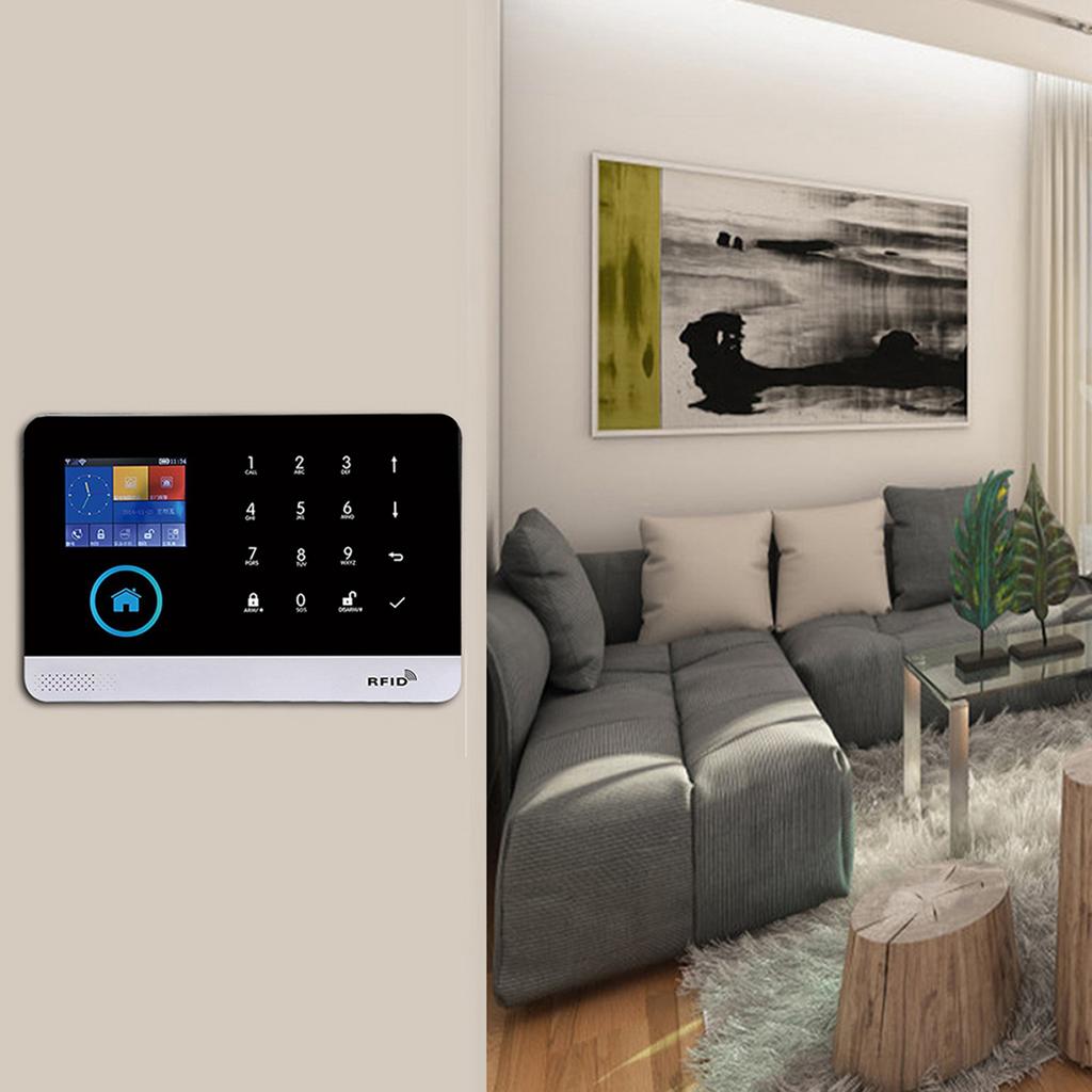 433 MHZ Bezprzewodowy GSM + GPR WIFI Inteligentny Alarm wideo Zestaw inteligentnego systemu alarmowego do domu