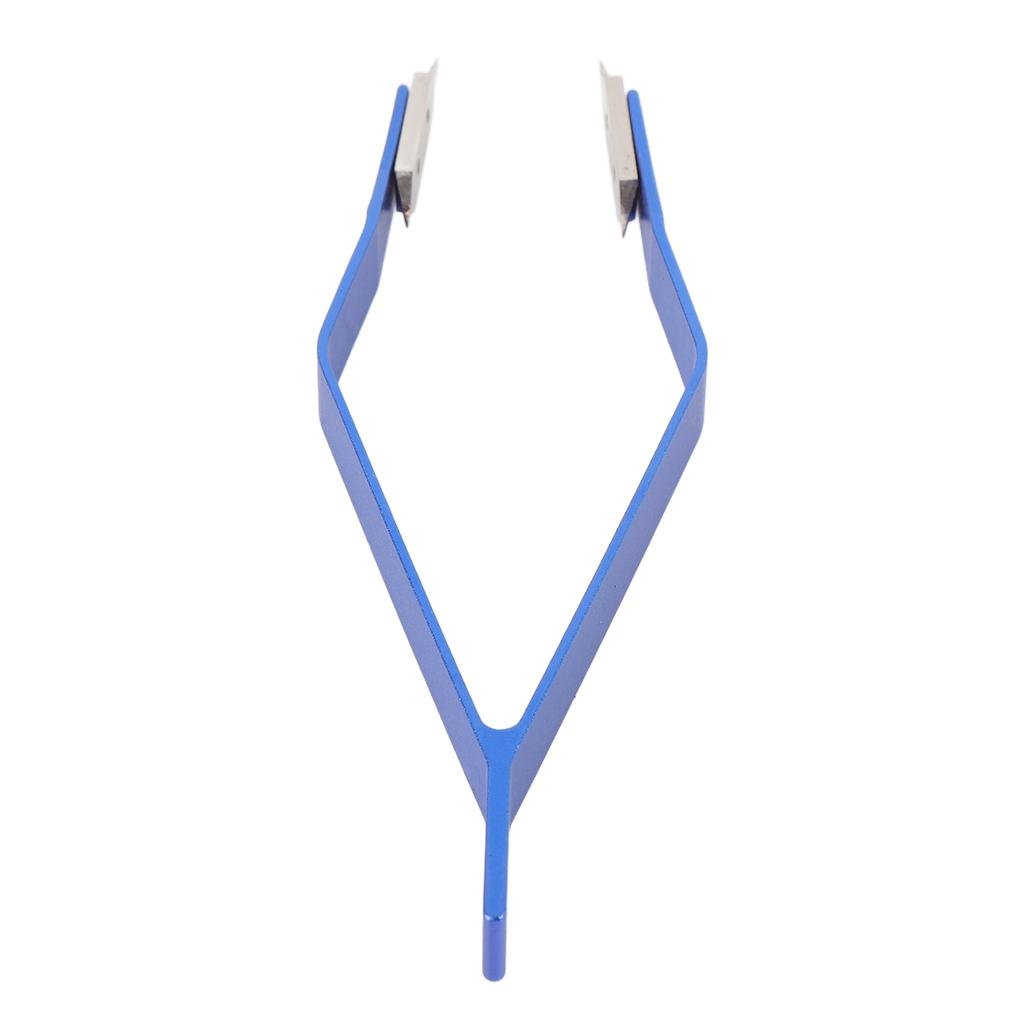Watch Spring Bar Plier V Shaped Standard Metal Tweezers Repairing Accessory Tool 7825 Blue