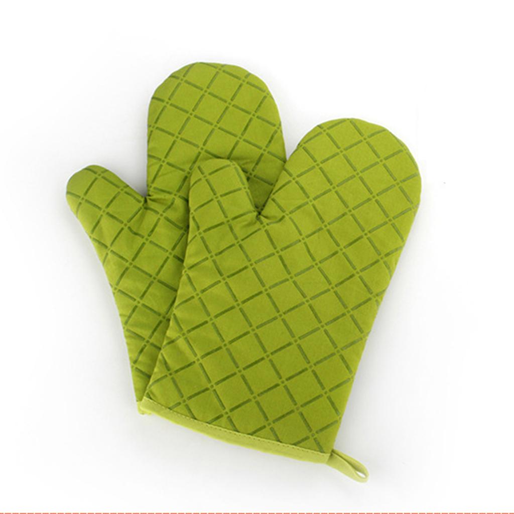 Silicone Gloves Oven Microwave Oven Baking High Temperature Heat Insulation Non-Slip Thickening Household Industry