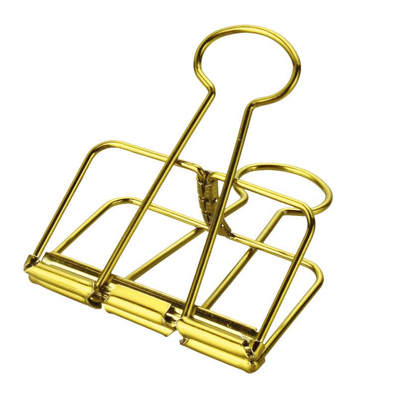 Yuezhen Retro Metal Swallowtail Clips – Colorful Boxed Journal & Office Paper Clips