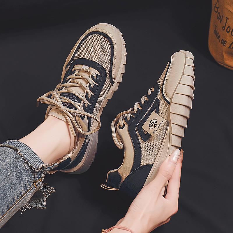 

Кроссовки женские летние дышащие сетчатые туфли универсальные легкие туфли на плоской подошве для беременных женщин повседневная обувь Cortez 40 чёрный