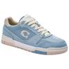 Coach Soho Leather Round Toe Lace-Up Low-Top Sneakers Men Sneakers Blue CAQ15-PUB