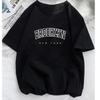 Frauen Brooklyn Brief Drucken T Shirt Mädchen Grafik Harajuku 2023 Streewear Kleidung Kausal Weibliche Y2K Tops T