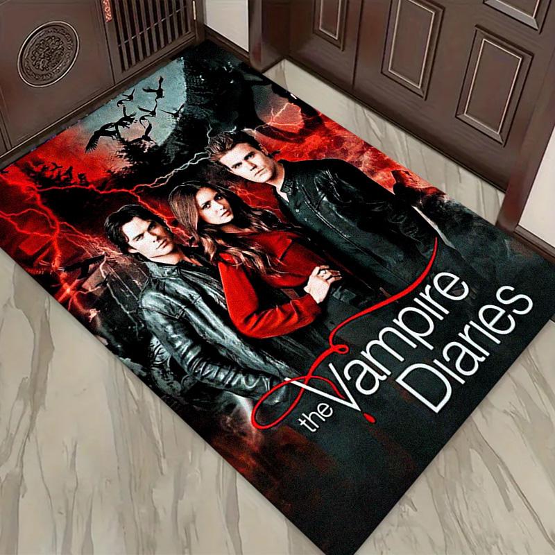 Vampire Diaries Carpet Rug for Living Room Bedroom Home Sofa Decoration,Kids play Non-slip Floor Mat