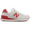 New Balance 574 Grau Rot Damen WL574RSA