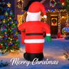 5.91FT LED Light Inflatable Santa Claus Christmas Decoration Toy Xmas Supplies Ornaments Gifts Yard Decor Home Outdoor Lawn