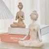 Light Luxury Nordic Abstract Art Figures Yoga Girl Ornaments Coffee Shop Window Modern Simple Soft Decorations