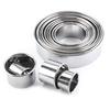 14pcs Stainless Steel Round Dumplings Wrappers Molds Set Cutter Maker Tools