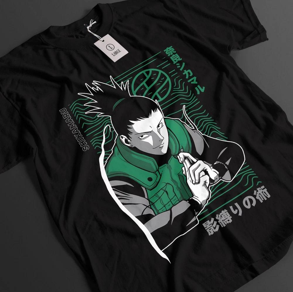 Naruto Shirt Shikamaru TShirt Timari Tshirt Asuma Anime Hidan Kakuzu Unisex Tee S