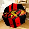 Football Club Emblem Lion Umbrella 8-Frame for Travel, Camping, Casual Lightweight Portable Umbrella, Essential for Every Family Holidays Gift