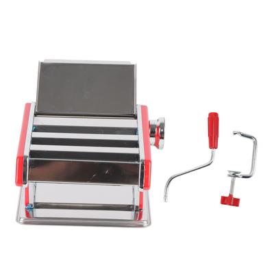 Manual Dough Roller Machine Stainless Steel Multifunctional Adjustable Thickness Noodle Making