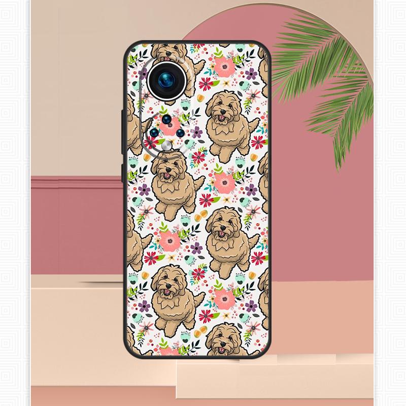 Cartoon Poodle Dog Case For Honor Magic 7 Lite 5 6 8 Pro Honor 400 200 X9c X9b X9a X8b X8a X8c 50 70 90 Cover