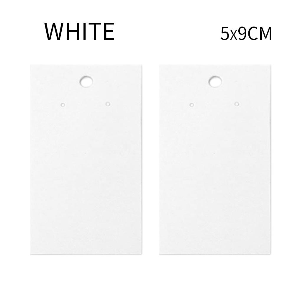 50 pièces Cartes d'Affichage pour Boucles d'Oreilles et Colliers pour Boîte à Bijoux Carte d'Accrochage en Carton Carde pour Clous d'Oreilles Carte en Papier Bijoux DIY